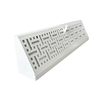 18 Inch Imperial Decorative Baseboard Register - White